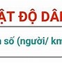 Mật Độ Dân Số Thấp Nhất Nước Ta Là